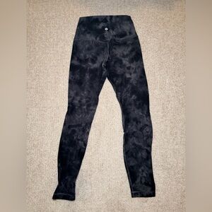 Lululemon Align black the-dye